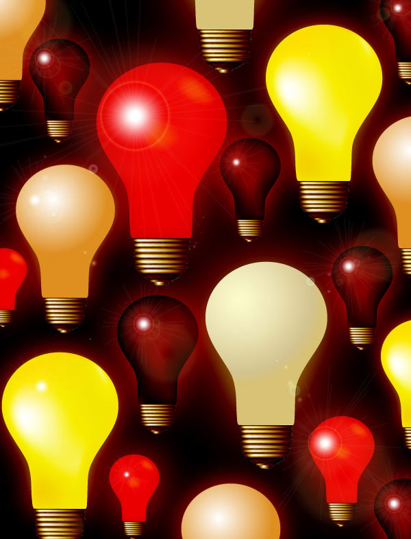 lightbulbs representing ideas