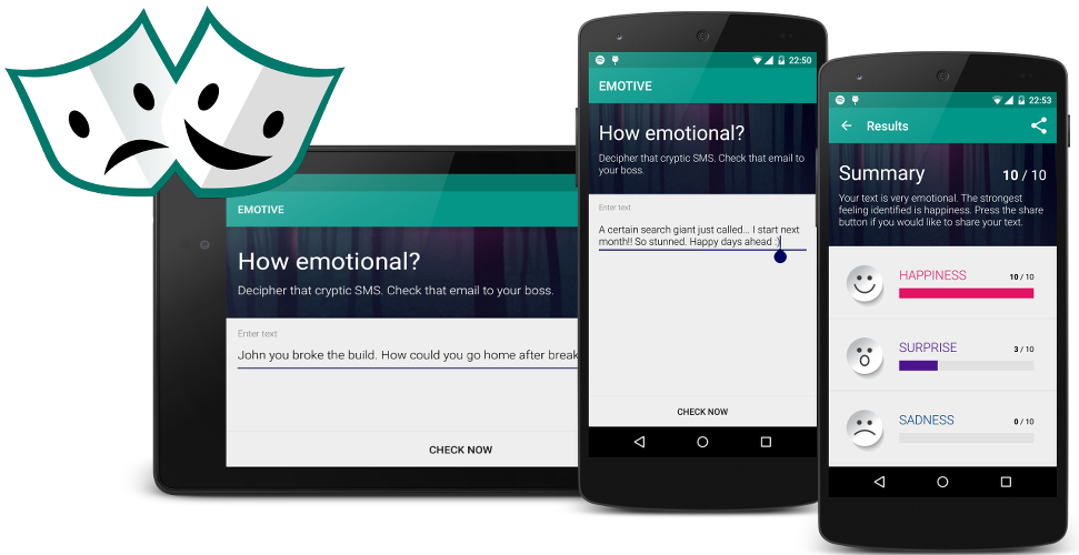Emotive app promo